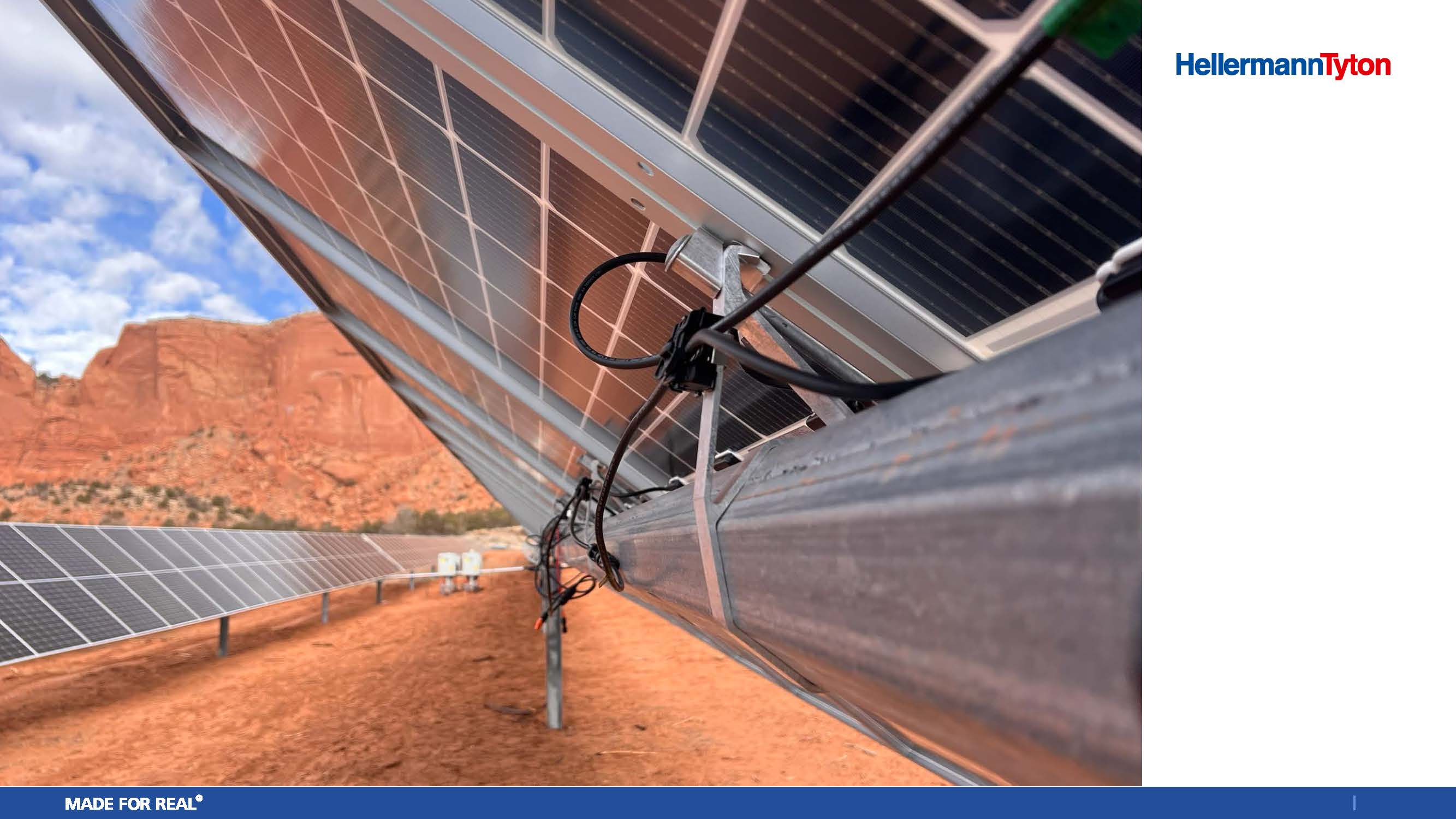 Nextracker and Bifacial Wire Management Solutions