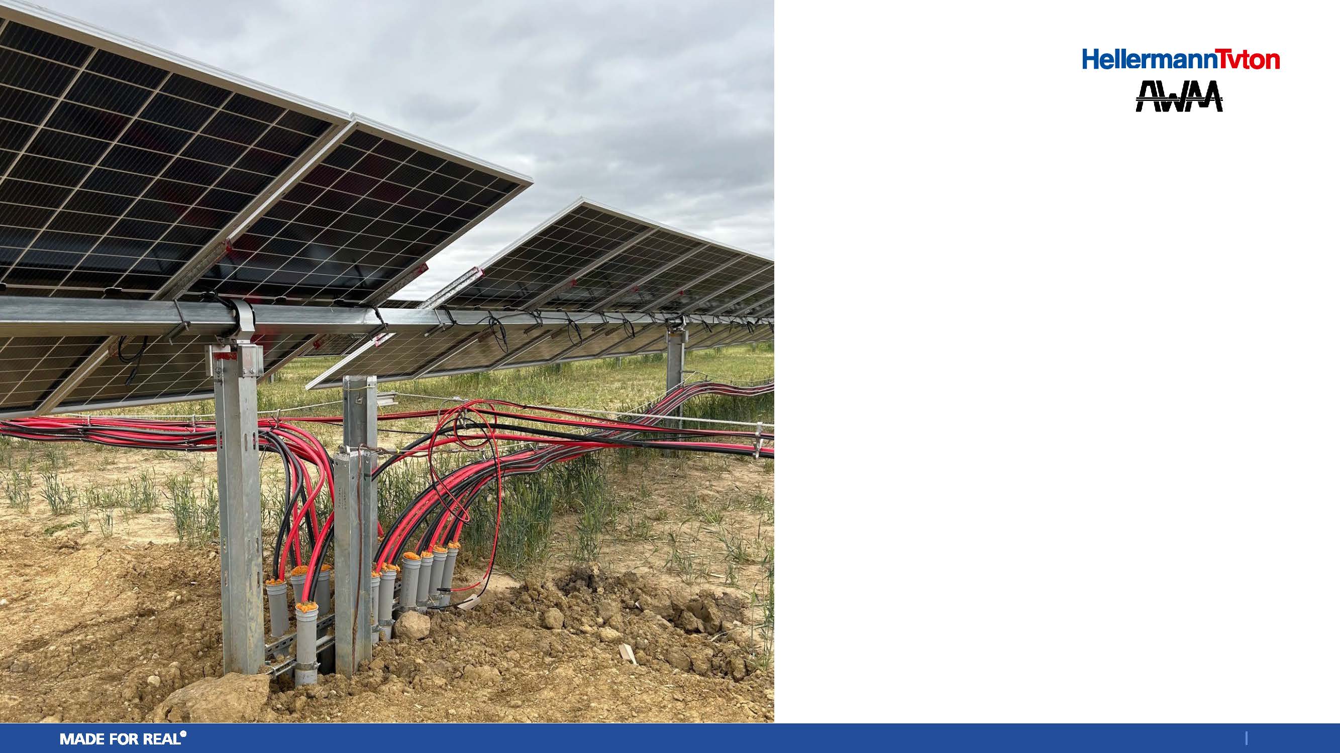 Nextracker and Bifacial Wire Management Solutions