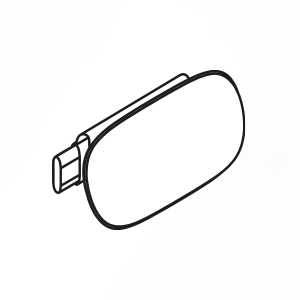 Poniente fabric headrest