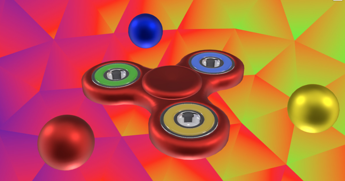 interactive fidget spinner